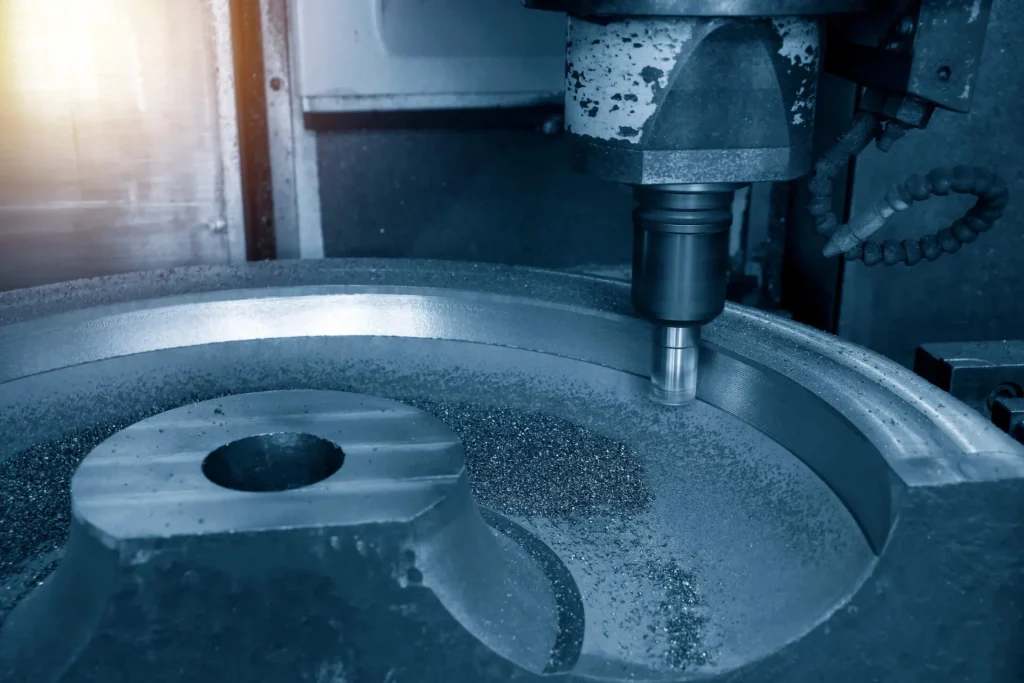 Участок CNC-обработки литых деталей для серийных машиностроительных компонентов